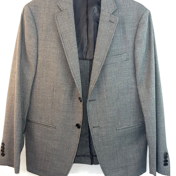 John Varvatos Star - Canadian Made Grey Blazer - 40S - 100% Wool - 80% OFF SALE! - Picture 1 of 7